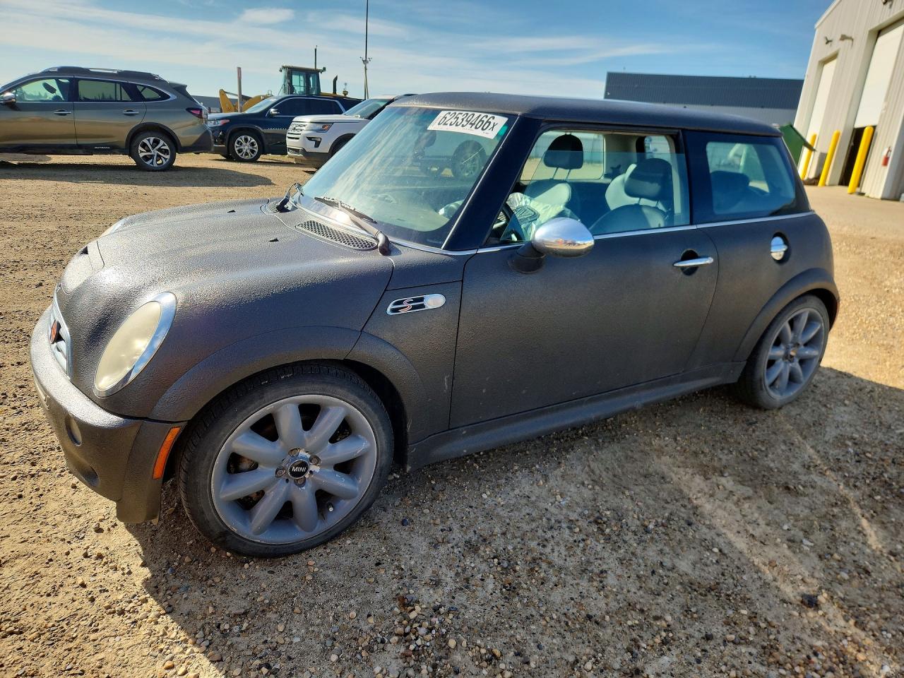 2004 Mini Cooper S Black vin: WMWRE33484TD86387