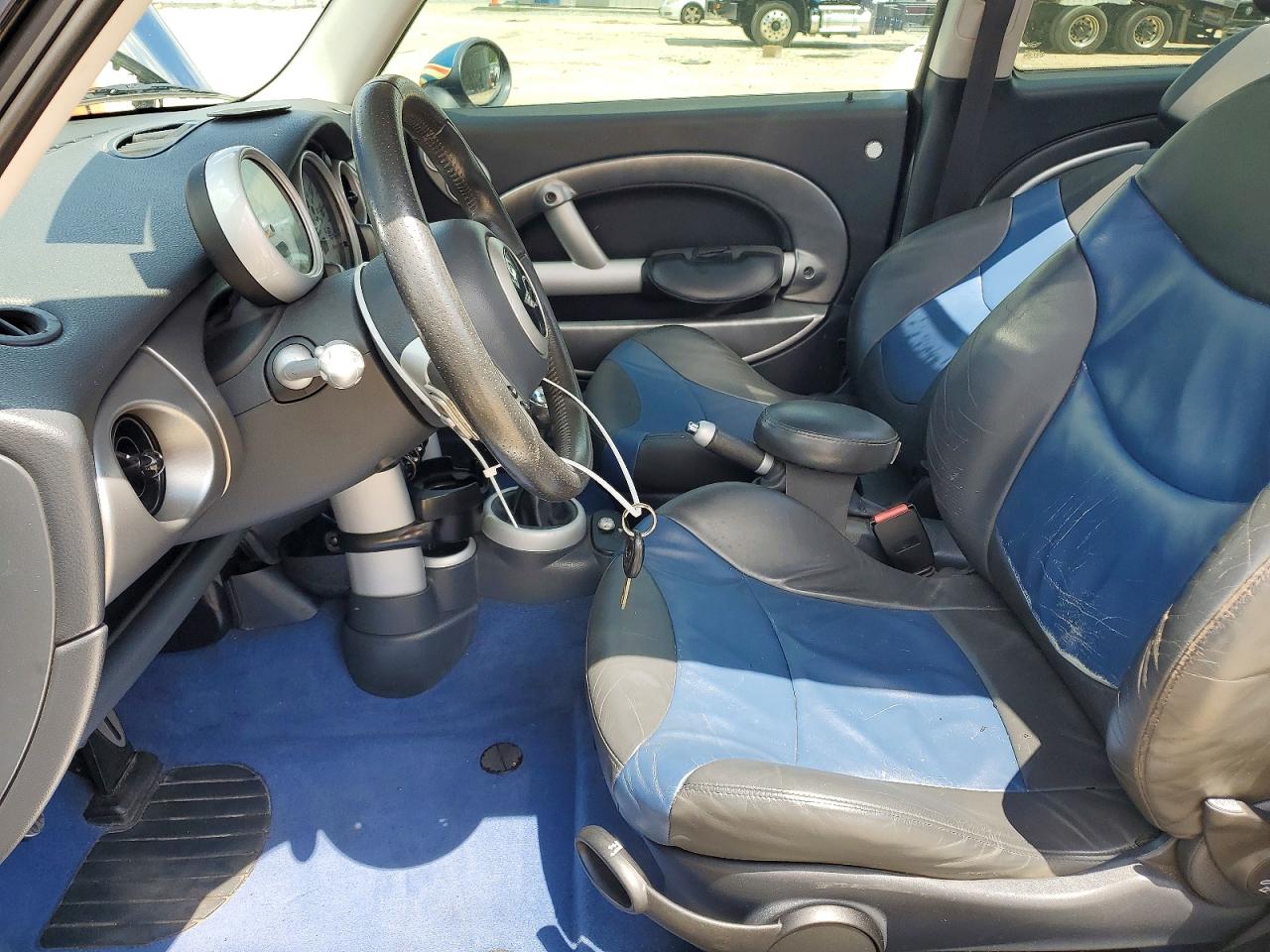 2003 Mini Cooper S Blue vin: WMWRE33493TD72528