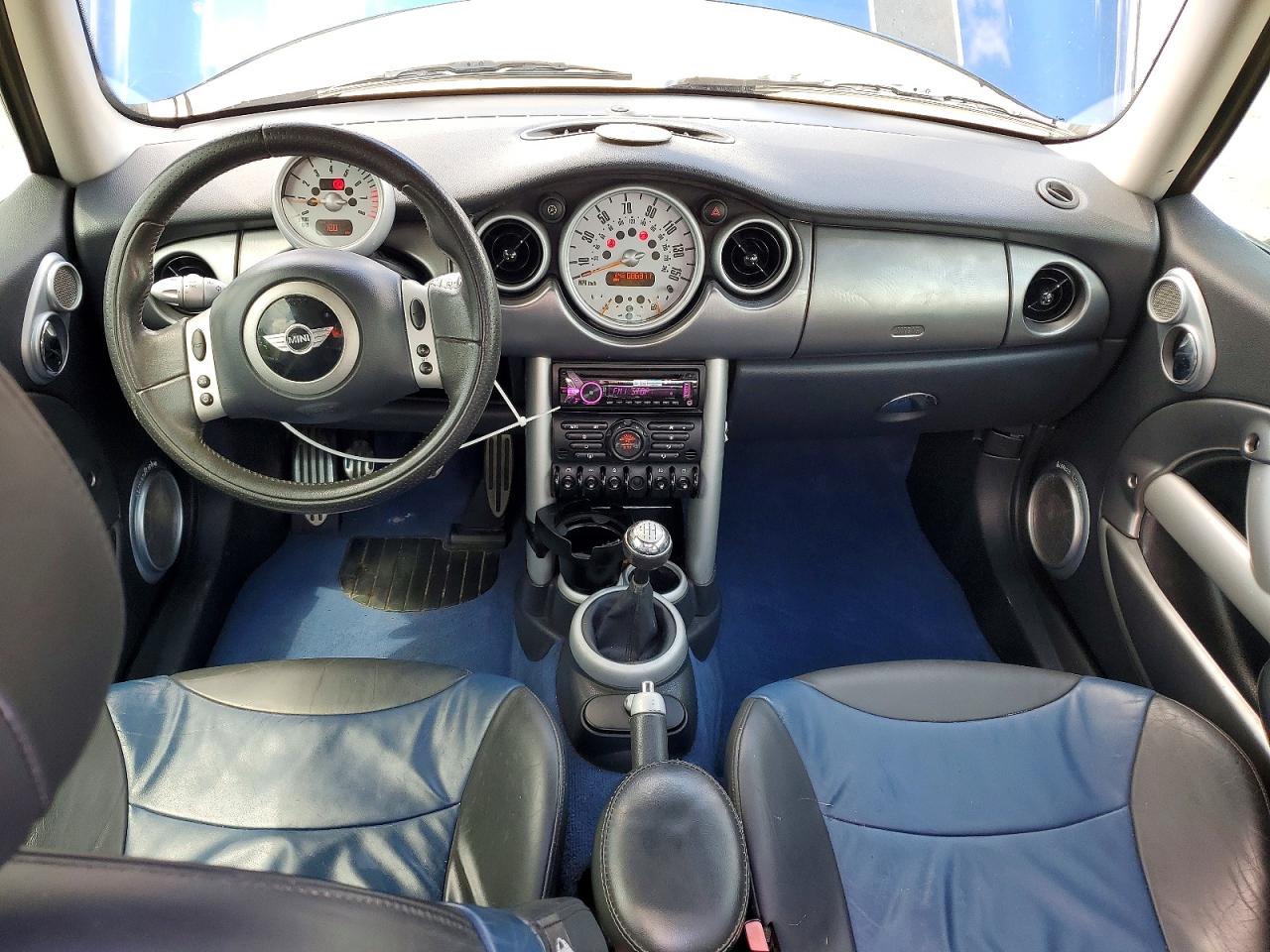 2003 Mini Cooper S Blue vin: WMWRE33493TD72528