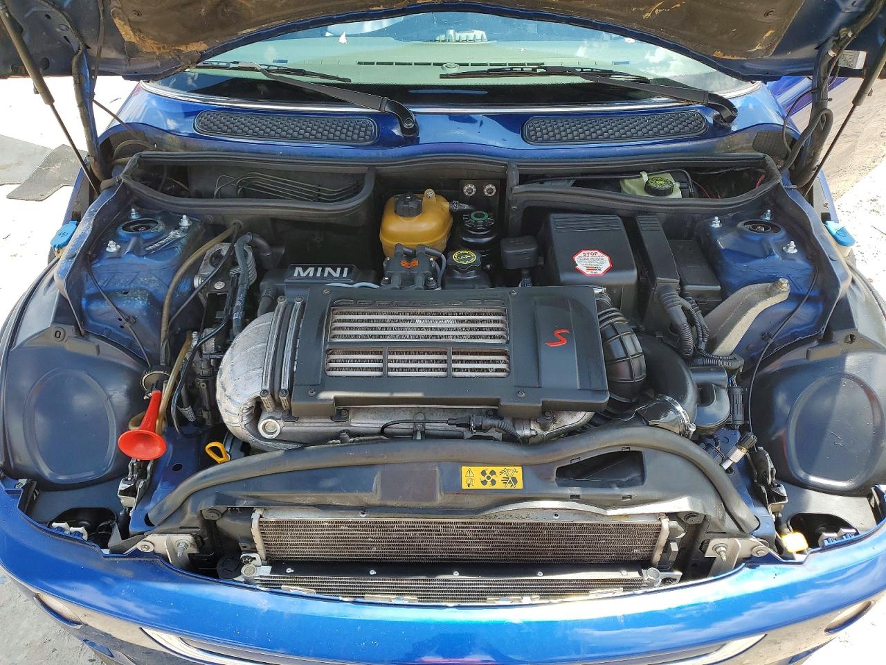 2003 Mini Cooper S Blue vin: WMWRE33493TD72528