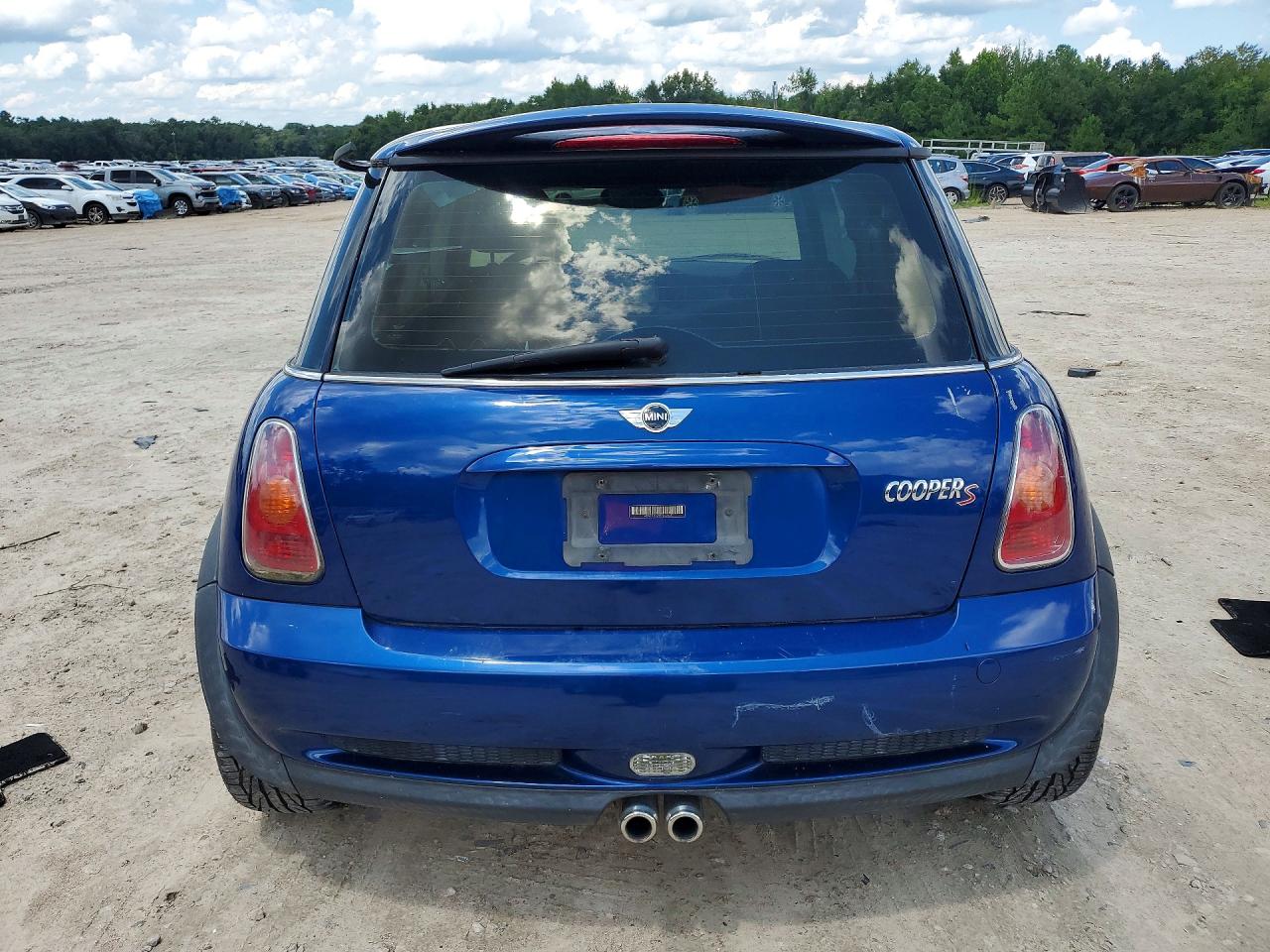 2003 Mini Cooper S Blue vin: WMWRE33493TD72528