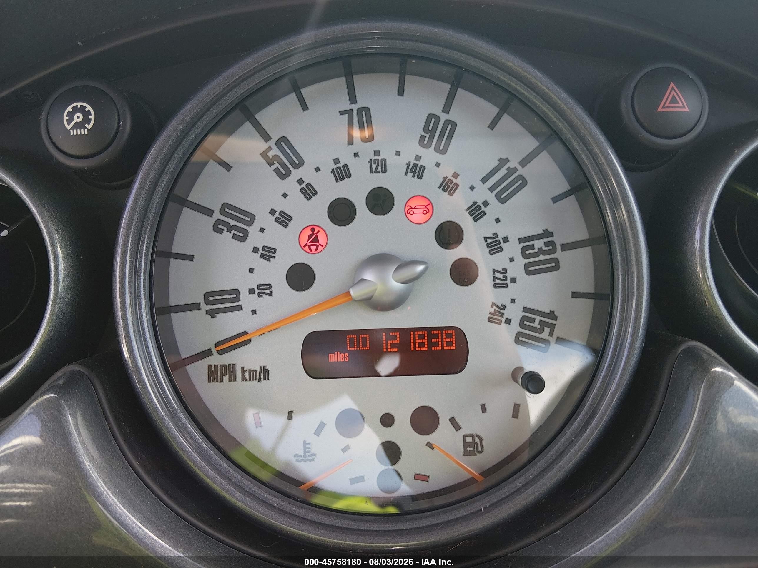 2004 Mini Cooper S   Black vin: WMWRE334X4TD79442