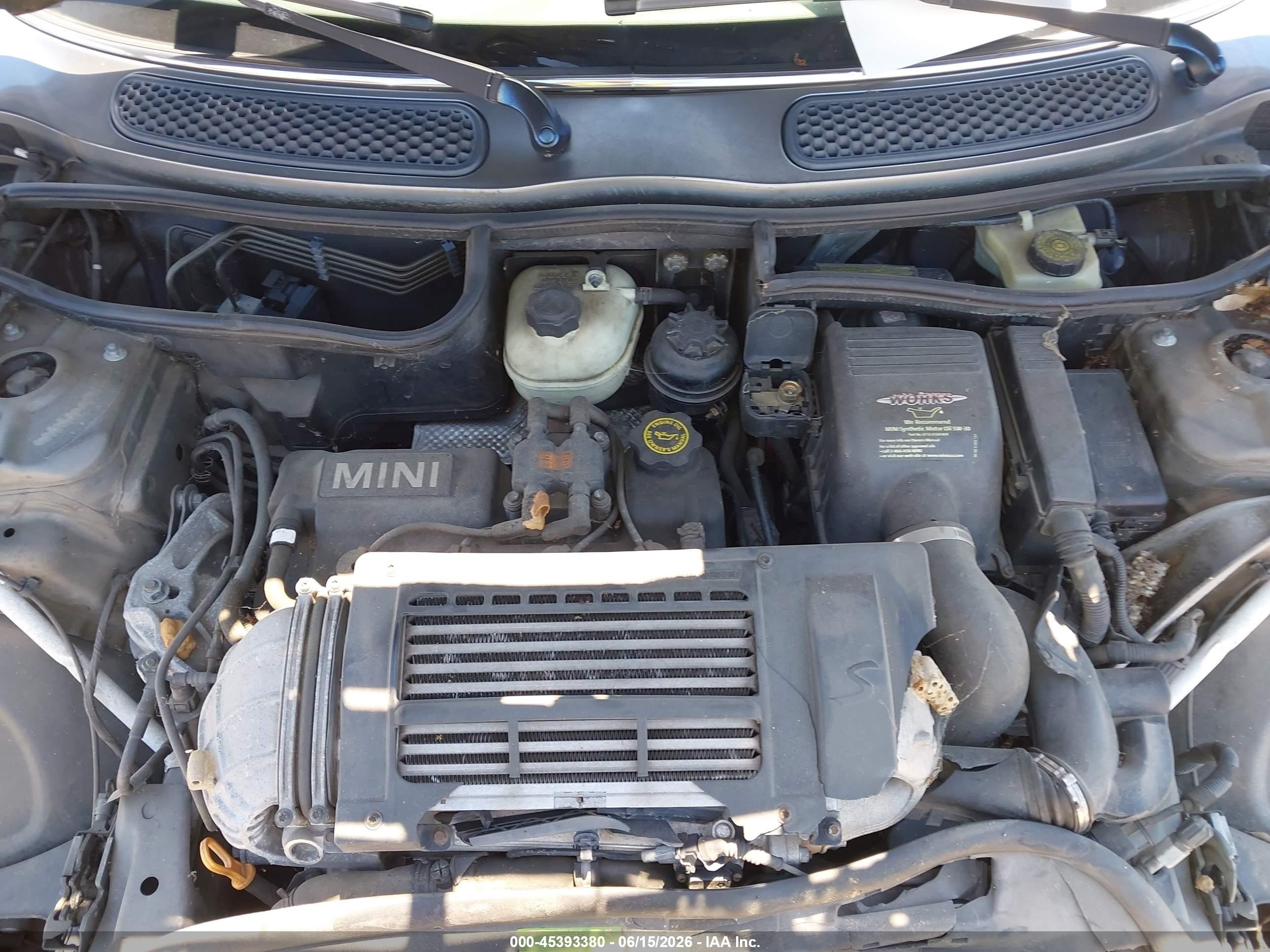 2004 Mini Cooper S   Gray vin: WMWRE334X4TD82969