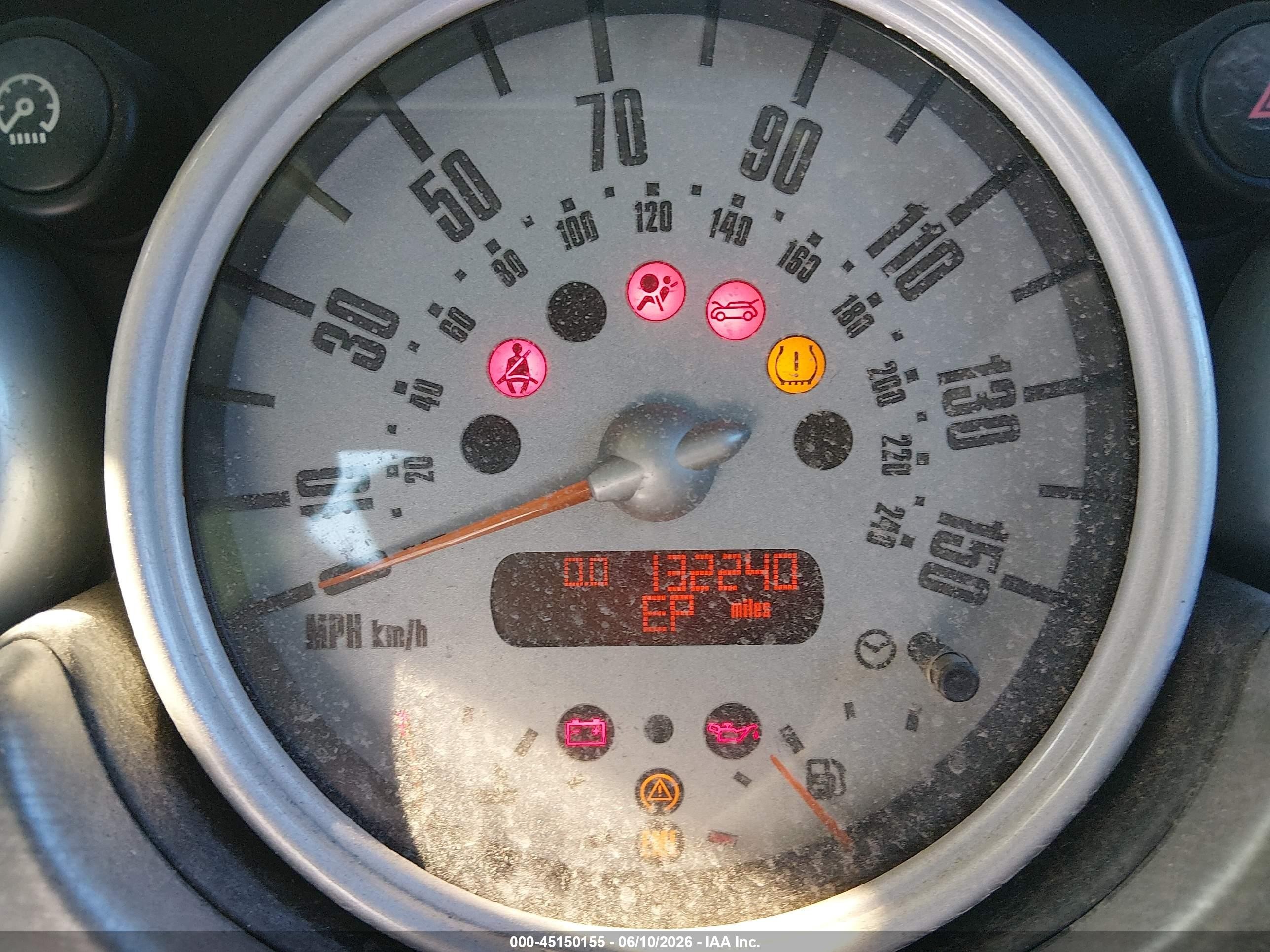 2005 Mini Cooper S   Black vin: WMWRE33535TG99244