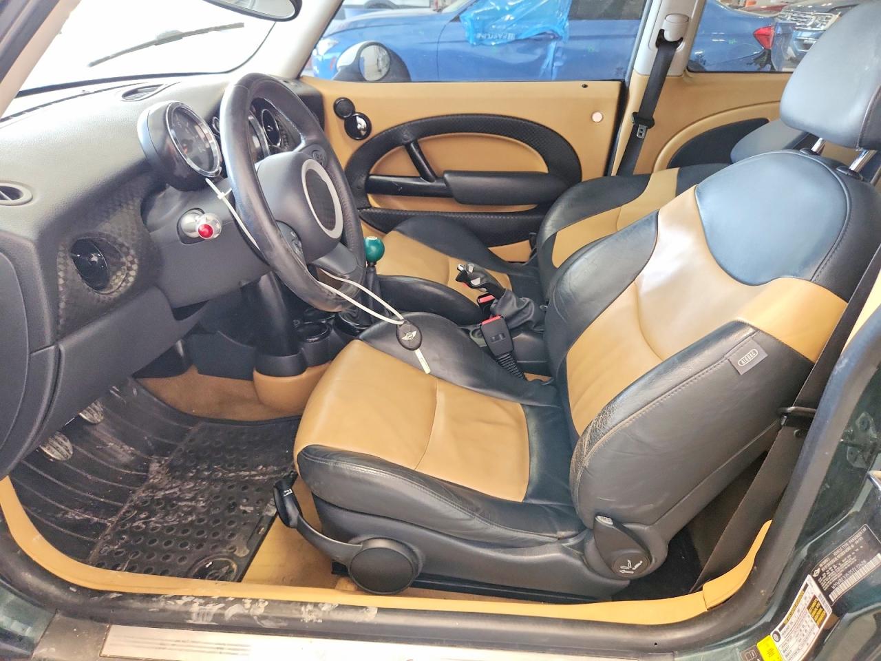 2005 Mini Cooper S Green vin: WMWRE33535TL12608