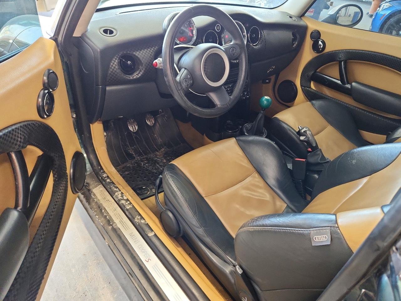 2005 Mini Cooper S Green vin: WMWRE33535TL12608