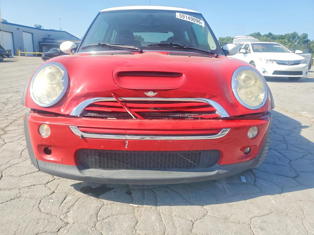 2005 Mini Cooper S Red vin: WMWRE33535TL14214