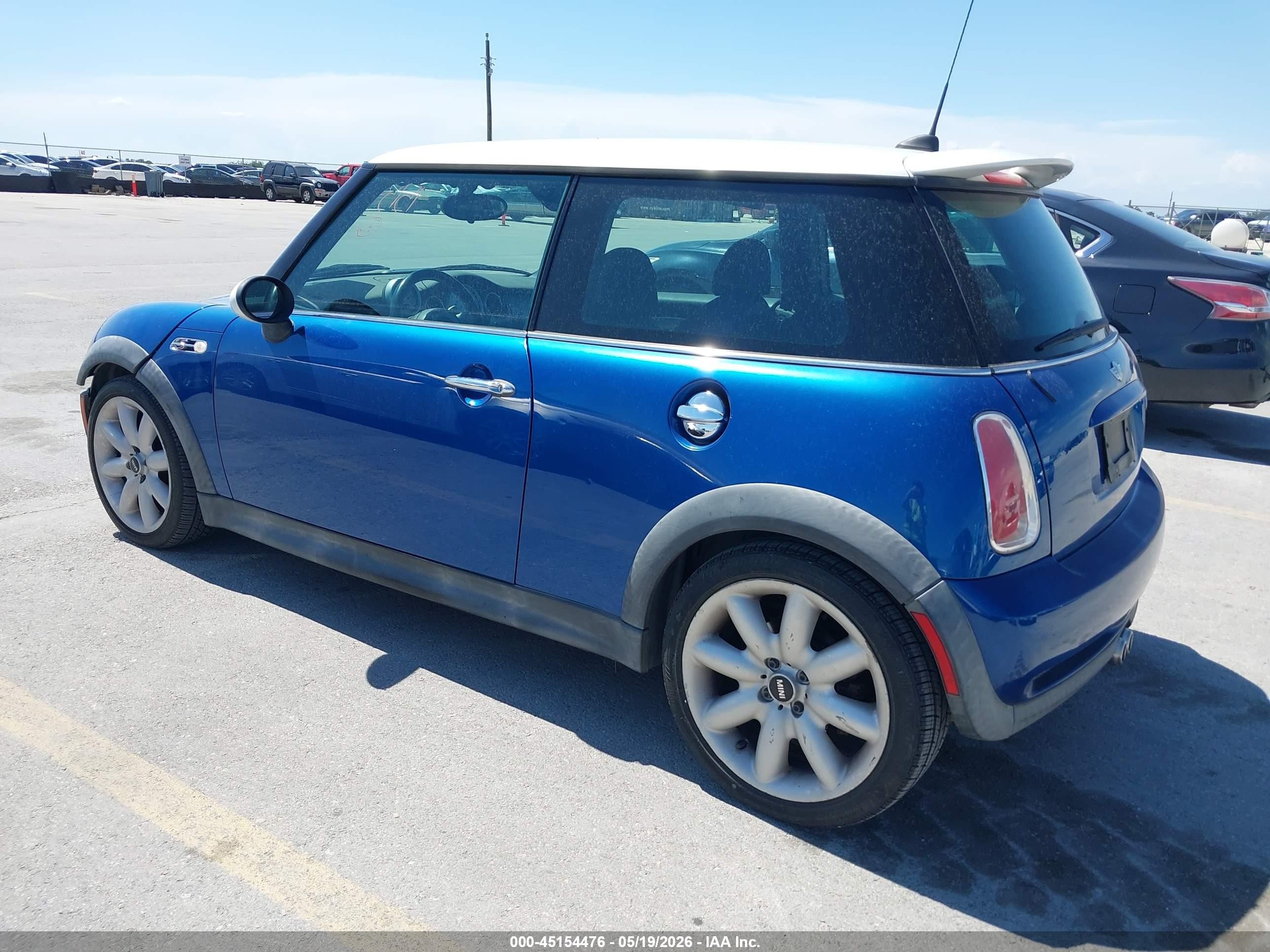 2006 Mini Cooper S   Черный vin: WMWRE33536TJ48519