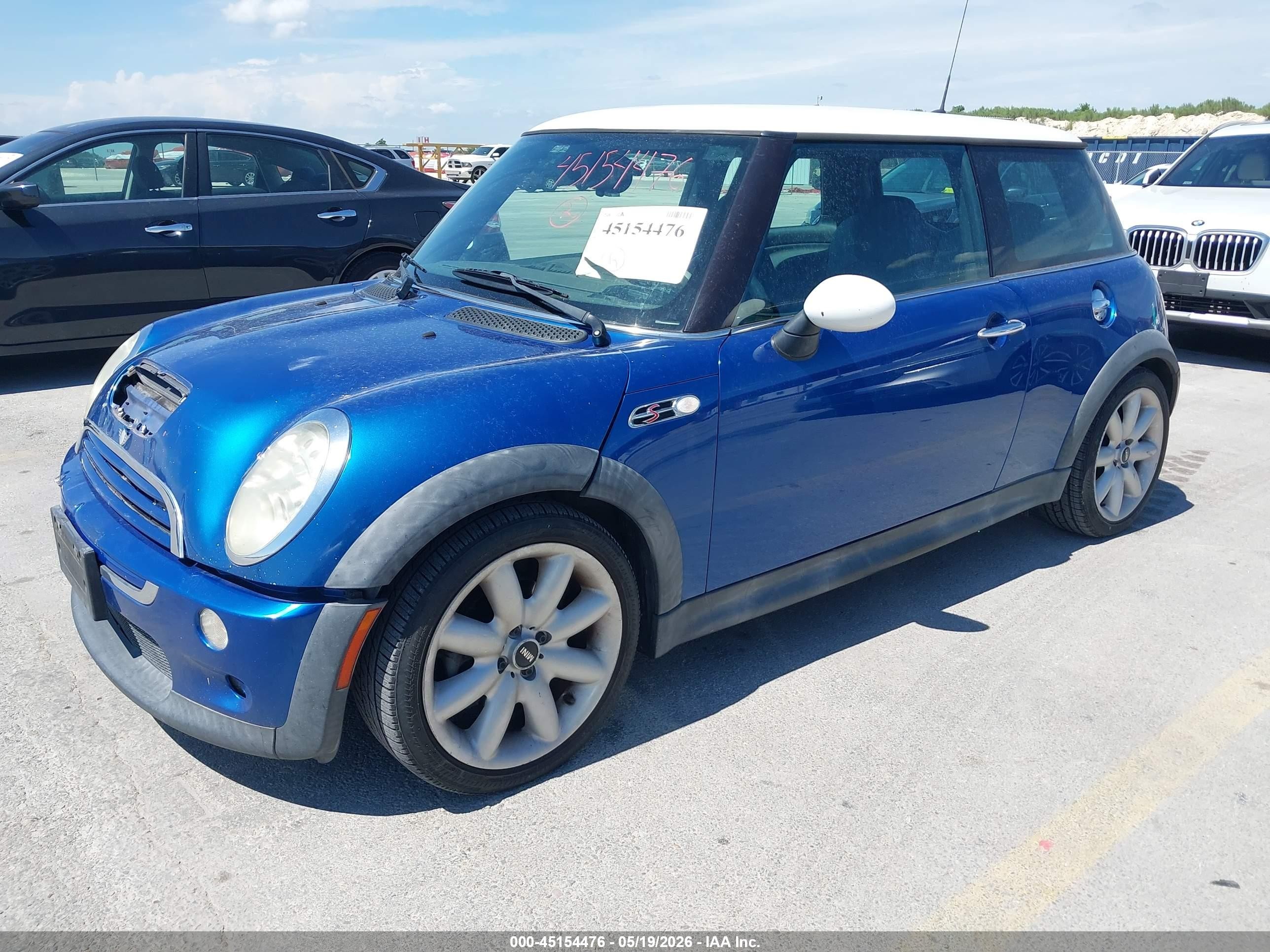 2006 Mini Cooper S   Черный vin: WMWRE33536TJ48519