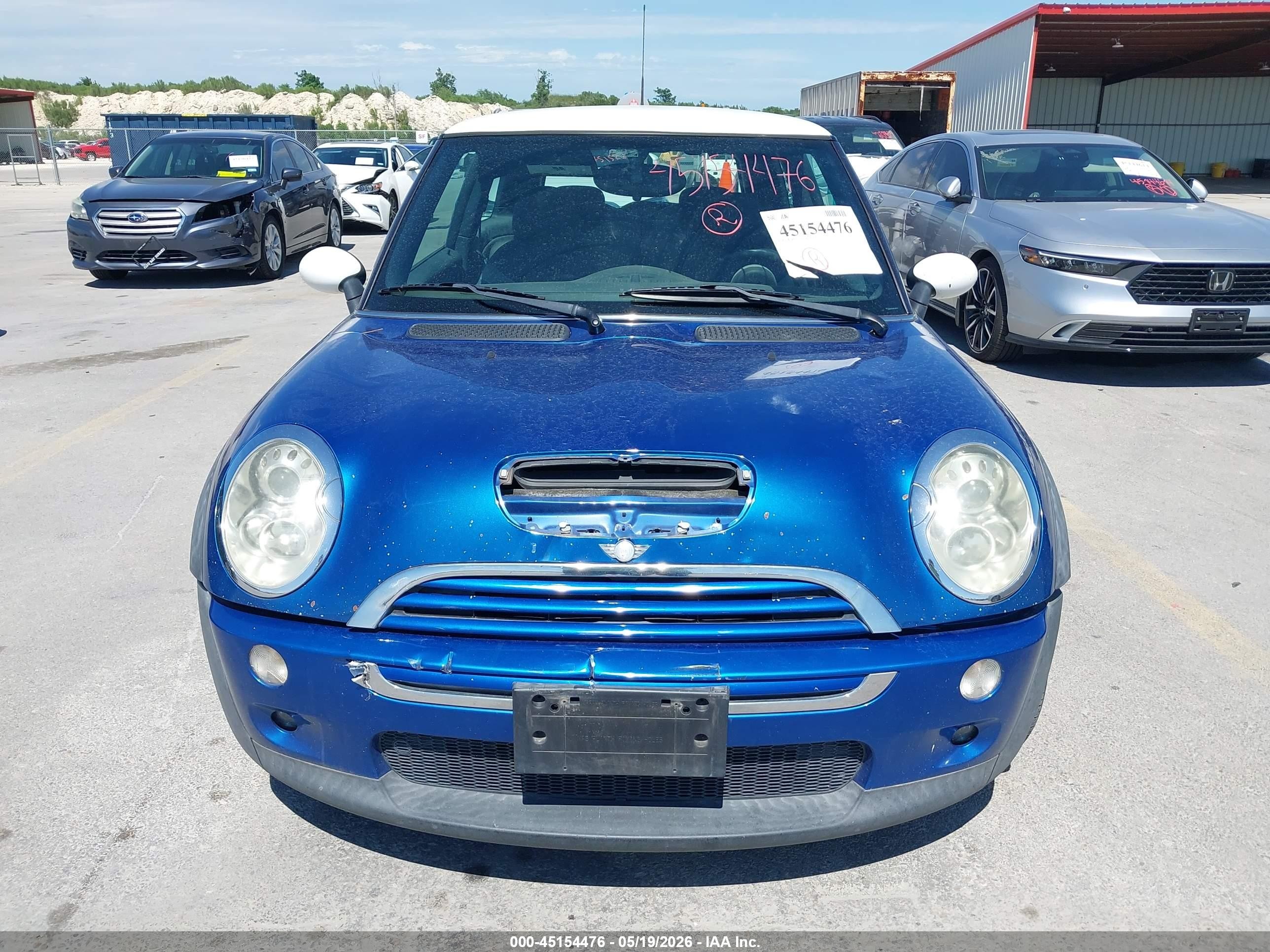 2006 Mini Cooper S   Черный vin: WMWRE33536TJ48519