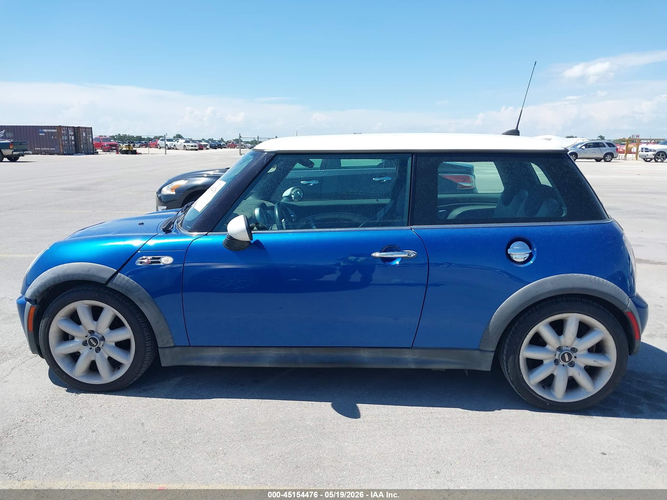 2006 Mini Cooper S   Черный vin: WMWRE33536TJ48519