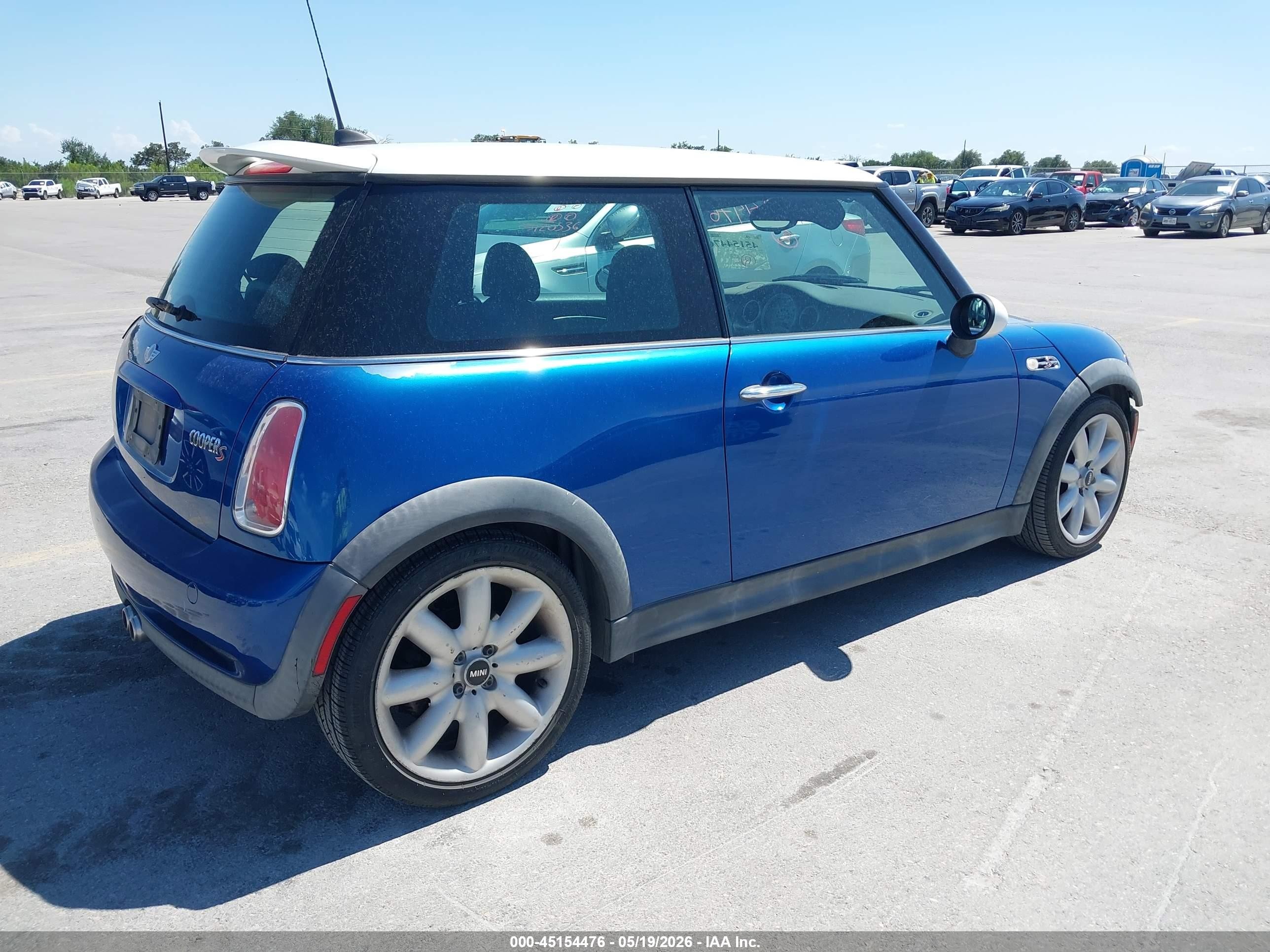 2006 Mini Cooper S   Черный vin: WMWRE33536TJ48519