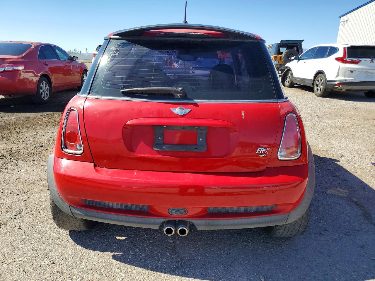 2006 Mini Cooper S Red vin: WMWRE33536TL24825
