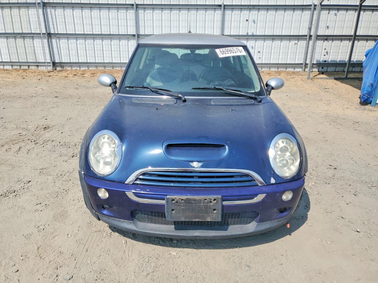 2006 Mini Cooper S Blue vin: WMWRE33596TJ37461