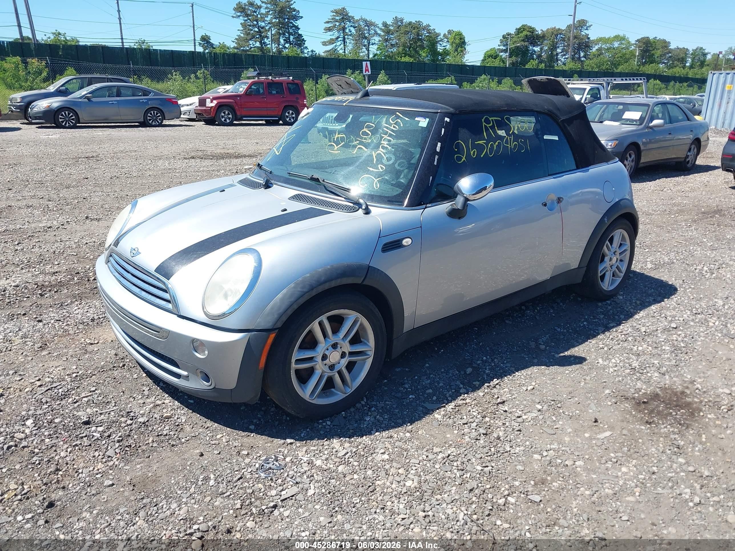2005 Mini Cooper   Gray vin: WMWRF33515TG13426