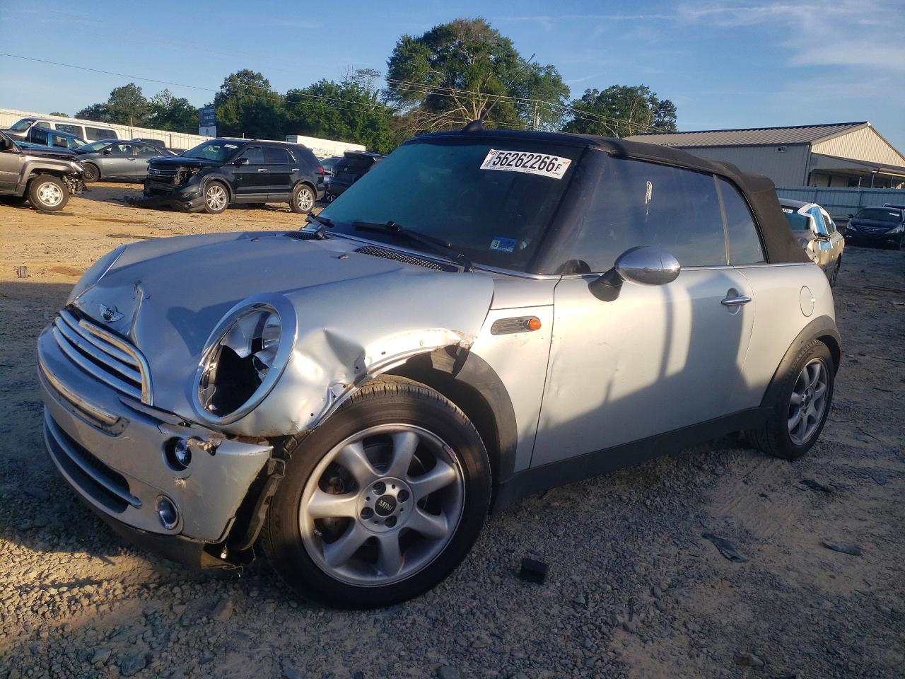 2008 Mini Cooper Silver vin: WMWRF33518TG19280