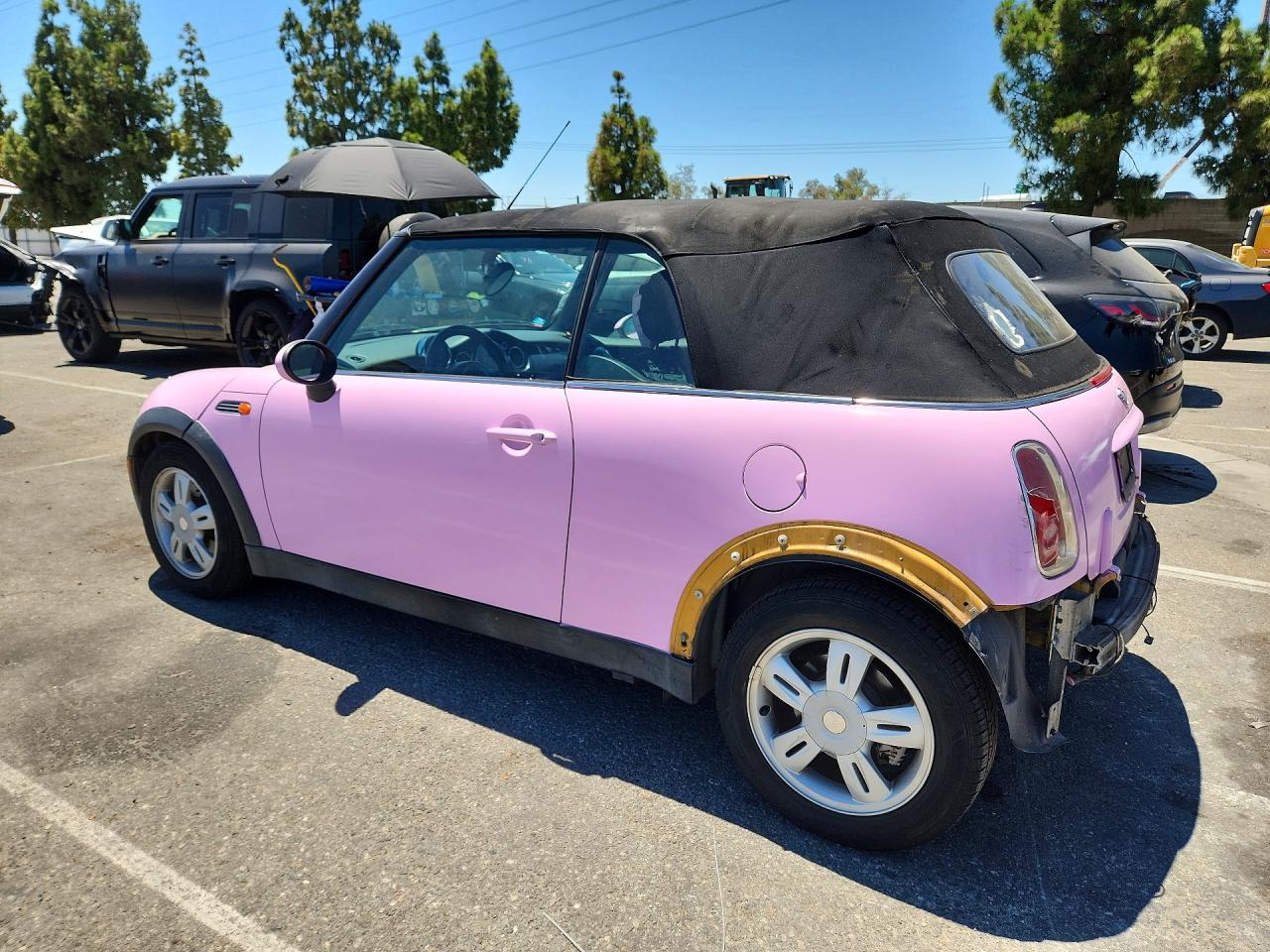 2007 Mini Cooper Pink vin: WMWRF33537TG17478