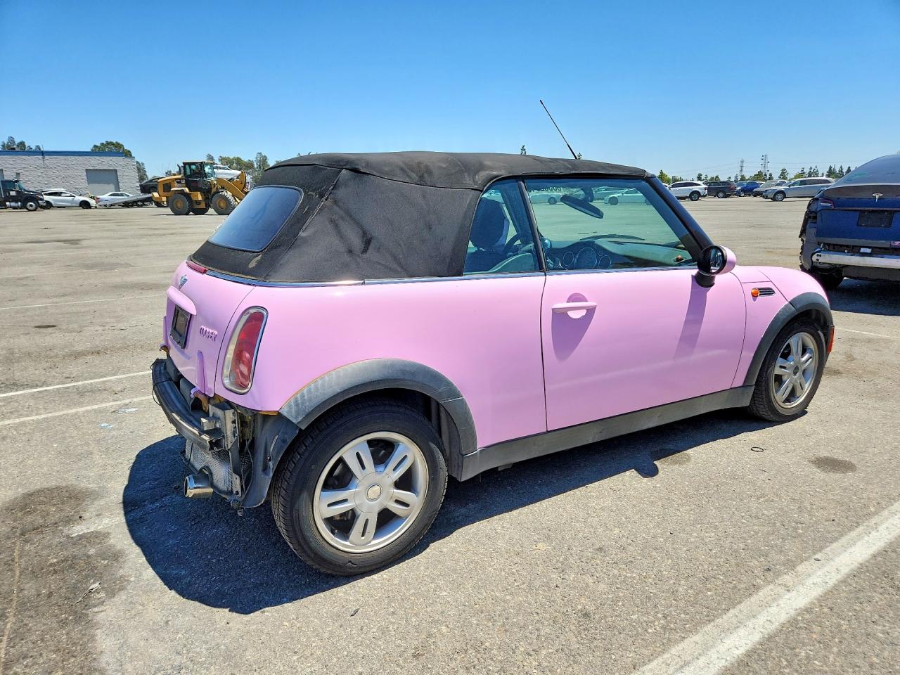 2007 Mini Cooper Pink vin: WMWRF33537TG17478