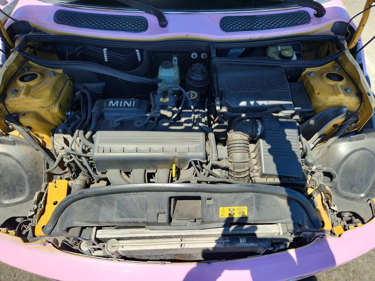 2007 Mini Cooper Pink vin: WMWRF33537TG17478