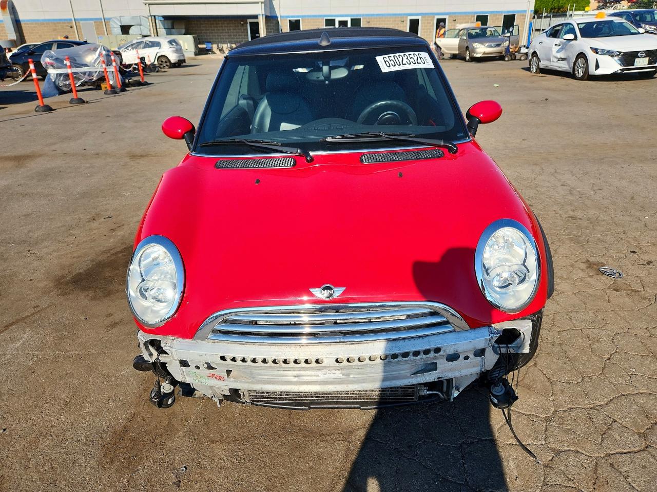 2007 Mini Cooper Red vin: WMWRF33547TG16906