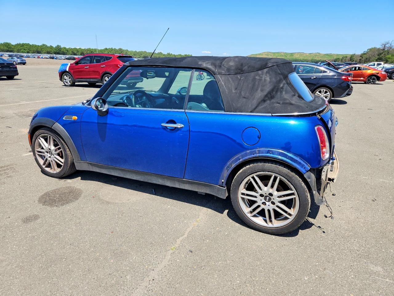 2006 Mini Cooper Blue vin: WMWRF335X6TG14253
