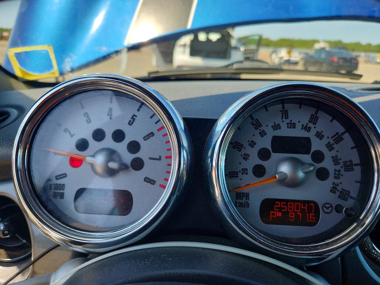 2006 Mini Cooper Blue vin: WMWRF335X6TG14253