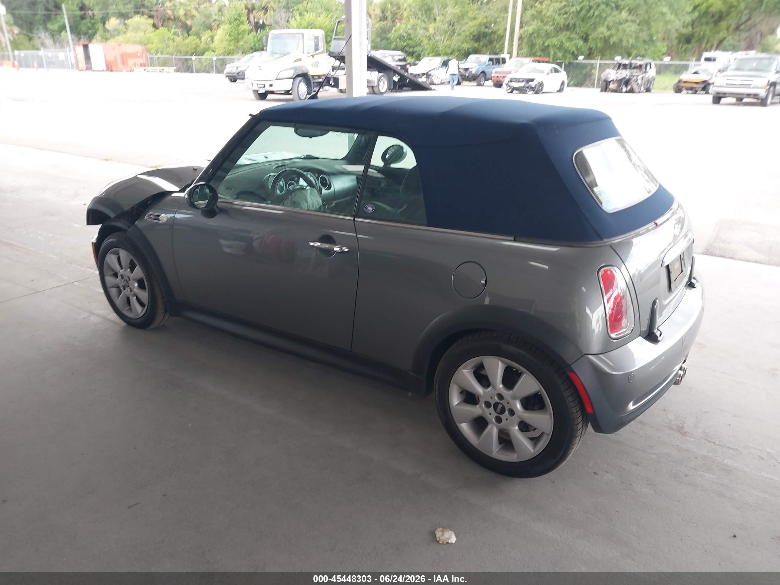 2005 Mini Cooper S   Gray vin: WMWRH33505TF83409
