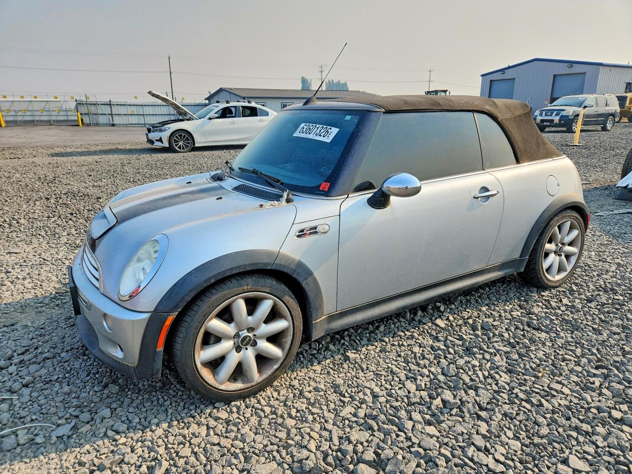 2005 Mini Cooper S Серебряный vin: WMWRH33515TF85637