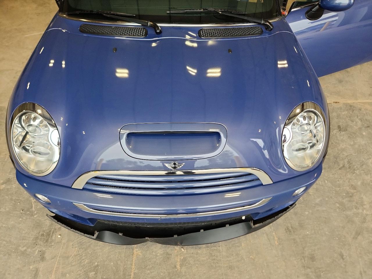 2007 Mini Cooper S Blue vin: WMWRH33517TL94283