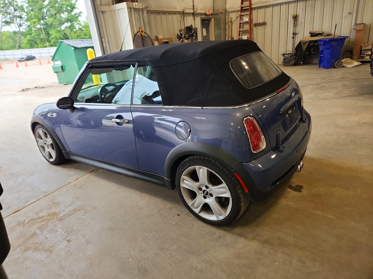 2007 Mini Cooper S Blue vin: WMWRH33517TL94283