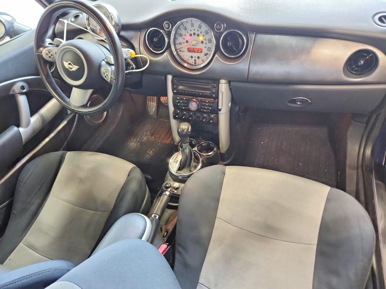 2007 Mini Cooper S Blue vin: WMWRH33517TL94283