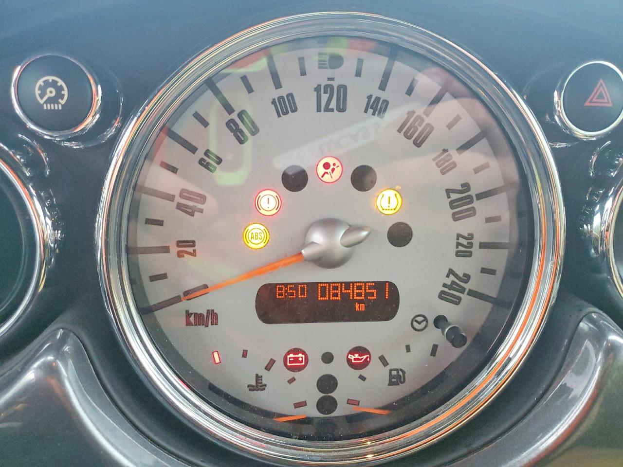 2008 Mini Cooper S Black vin: WMWRH33528TL97582