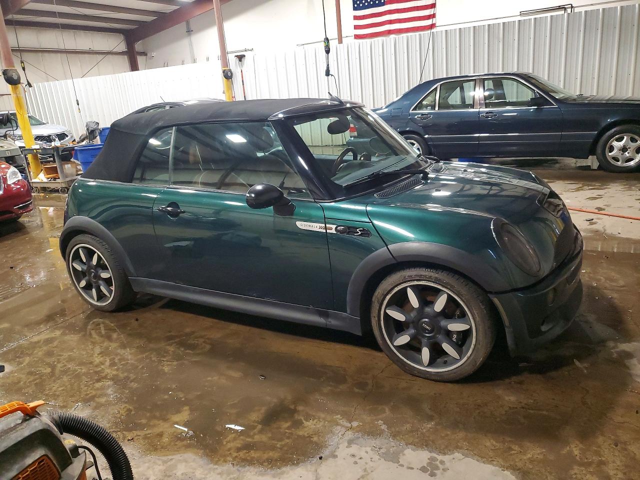 2008 Mini Cooper S Green vin: WMWRH33538TU81135