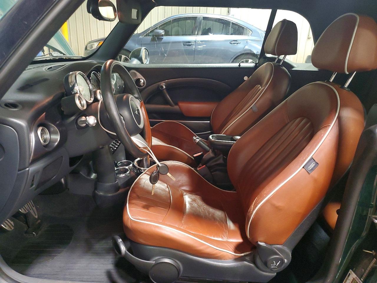 2008 Mini Cooper S Green vin: WMWRH33538TU81135