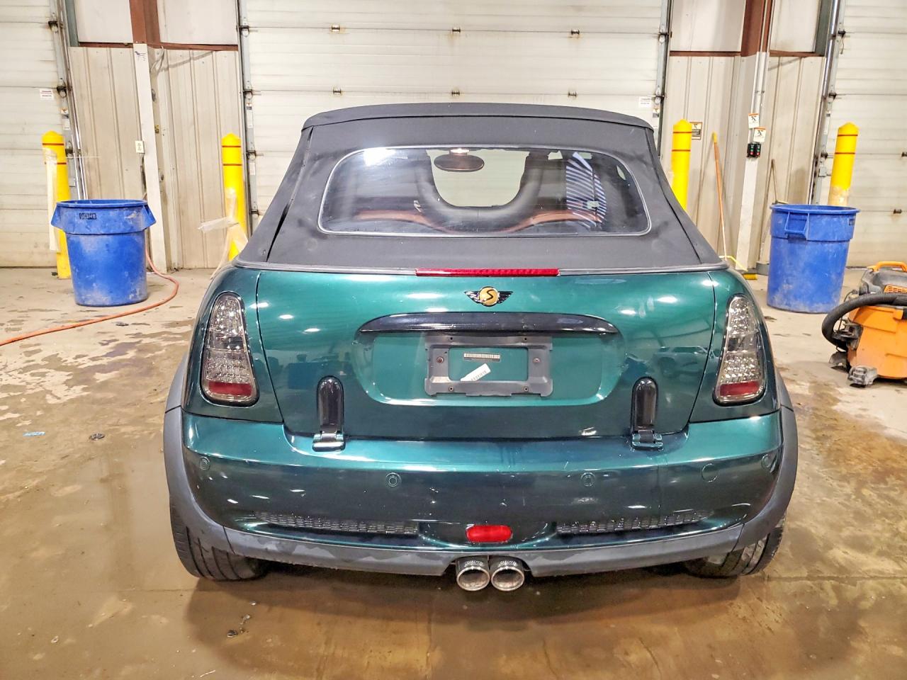 2008 Mini Cooper S Green vin: WMWRH33538TU81135