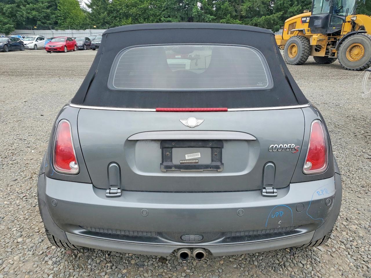 2007 Mini Cooper S Gray vin: WMWRH33547TL94519