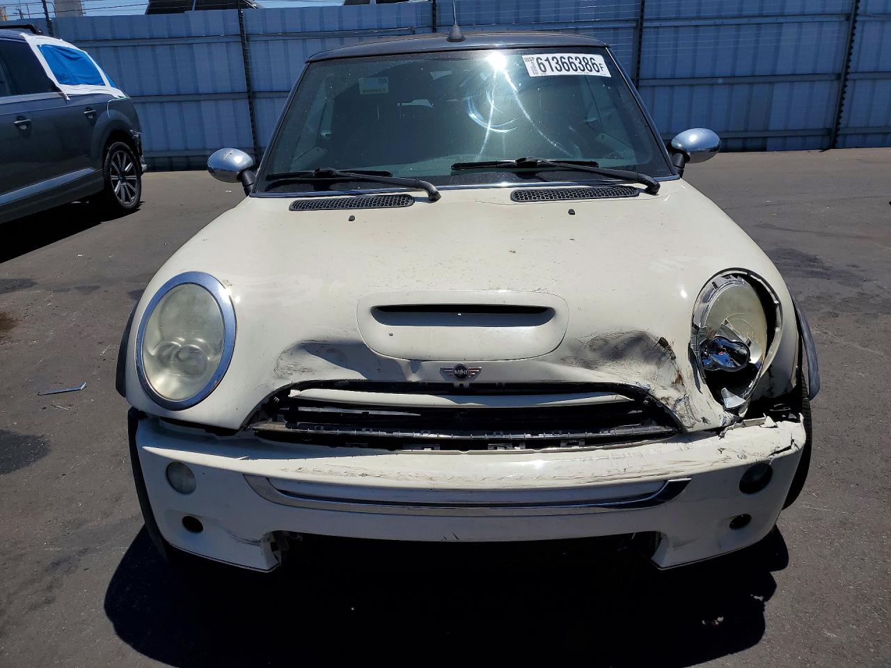 2006 Mini Cooper S Cream vin: WMWRH33566TF89054