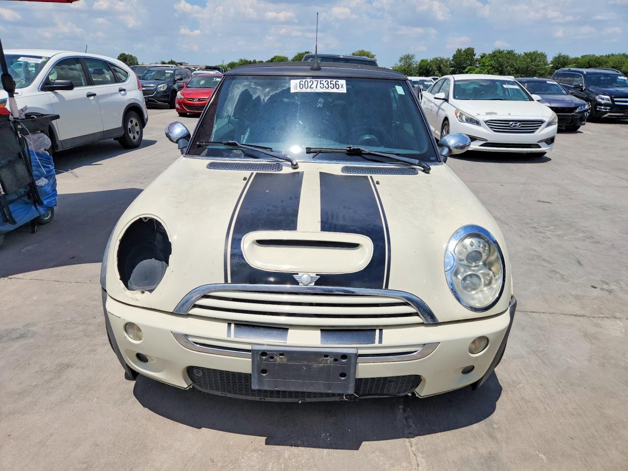 2007 Mini Cooper S Cream vin: WMWRH33567TL94554