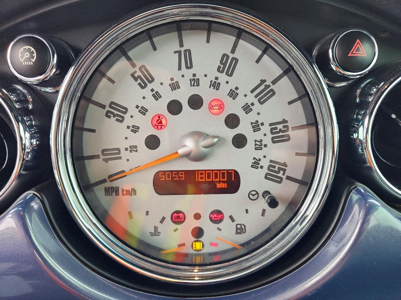 2005 Mini Cooper S Blue vin: WMWRH33575TF85495
