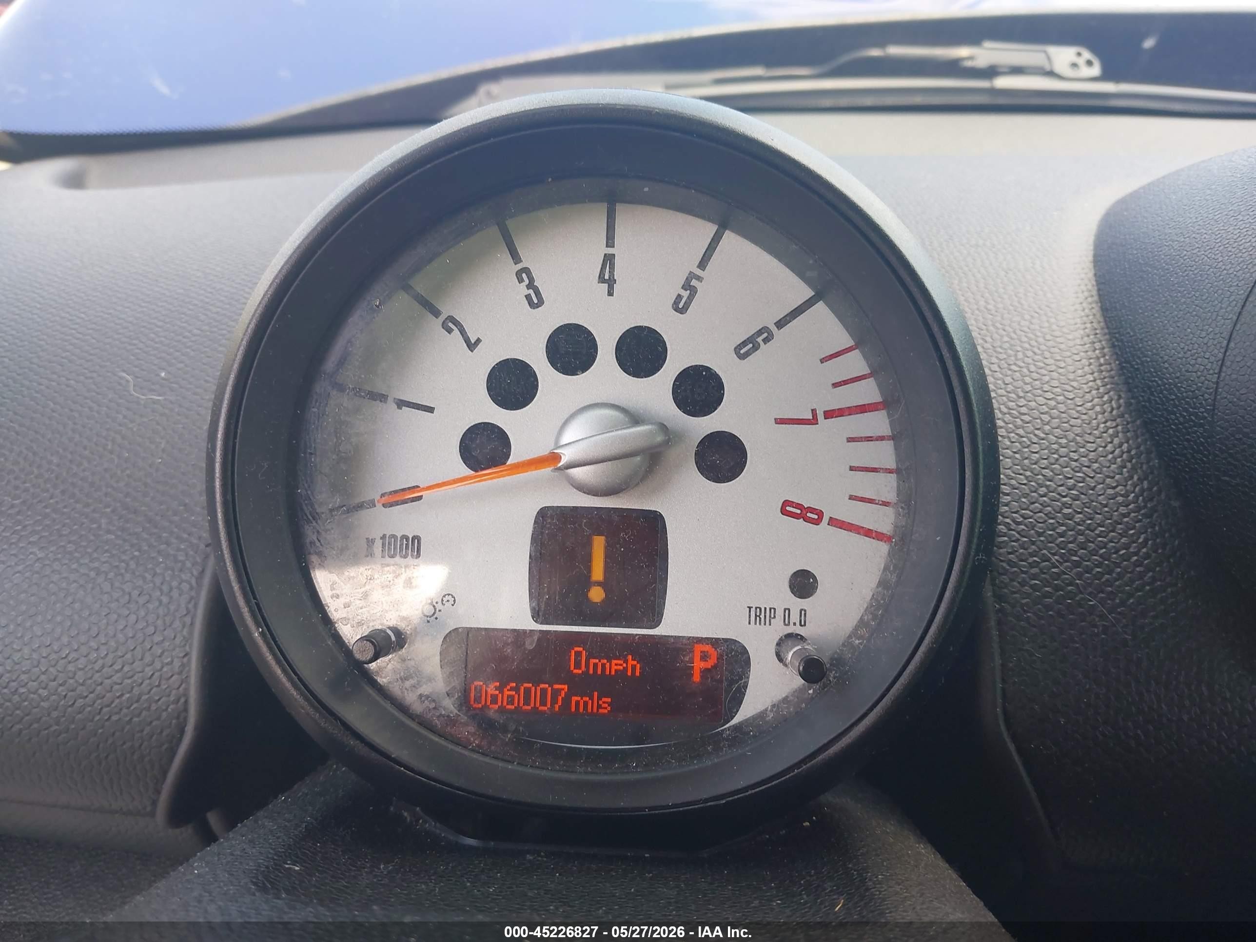 2013 Mini Paceman Cooper Синий vin: WMWSS1C51DWN94307