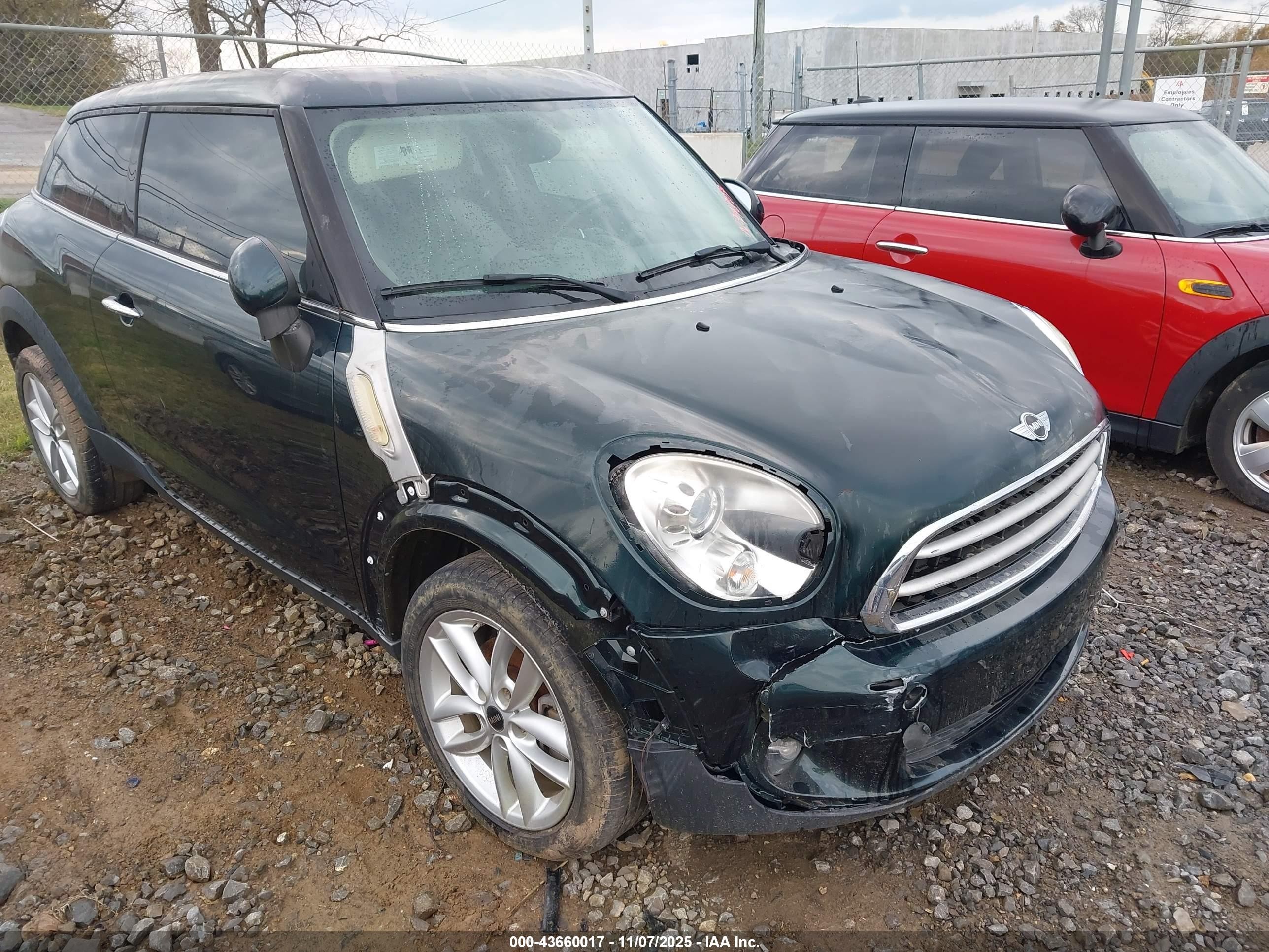 2014 Mini Paceman Cooper Green vin: WMWSS1C51EWN94809