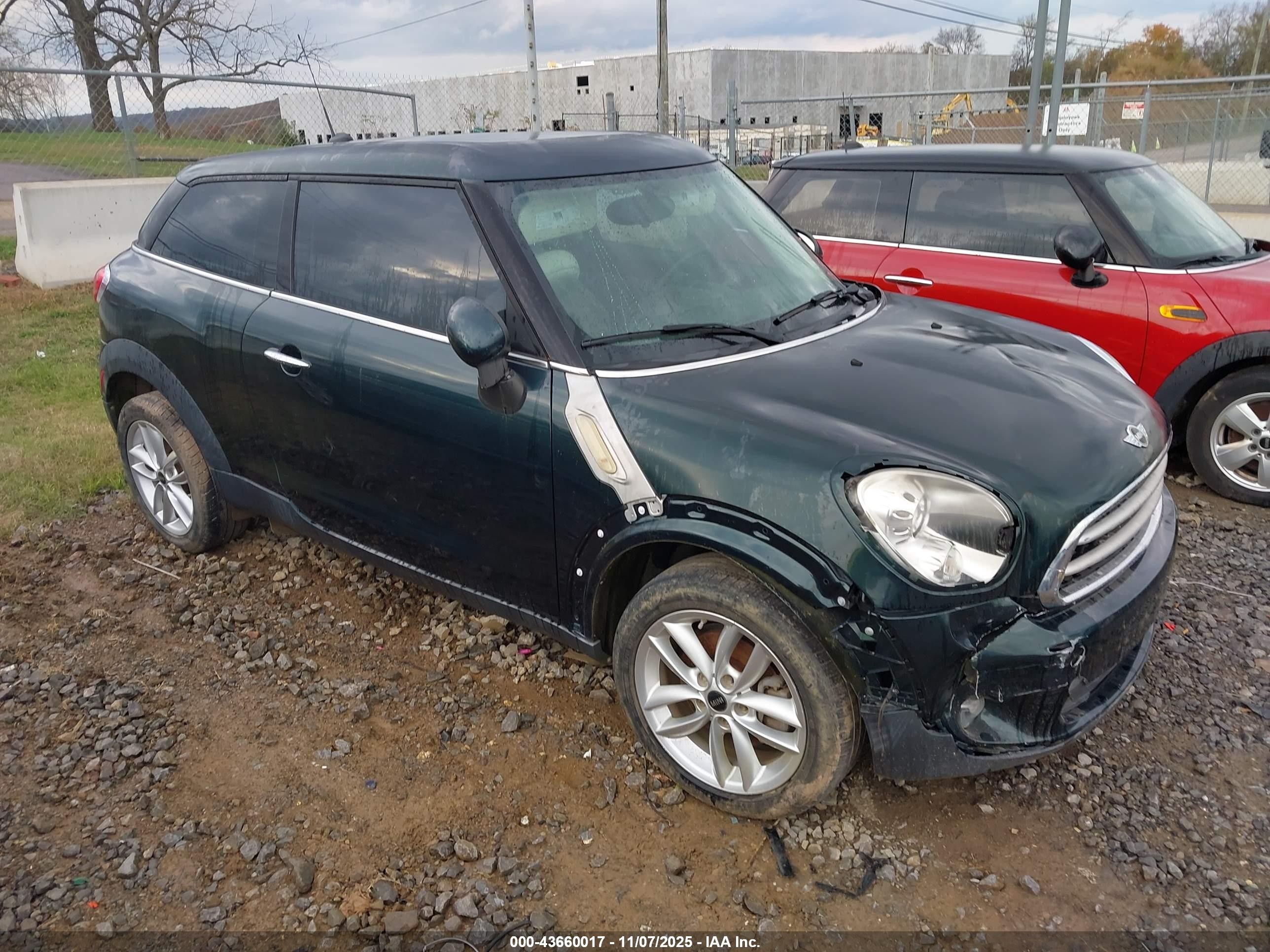 2014 Mini Paceman Cooper Green vin: WMWSS1C51EWN94809