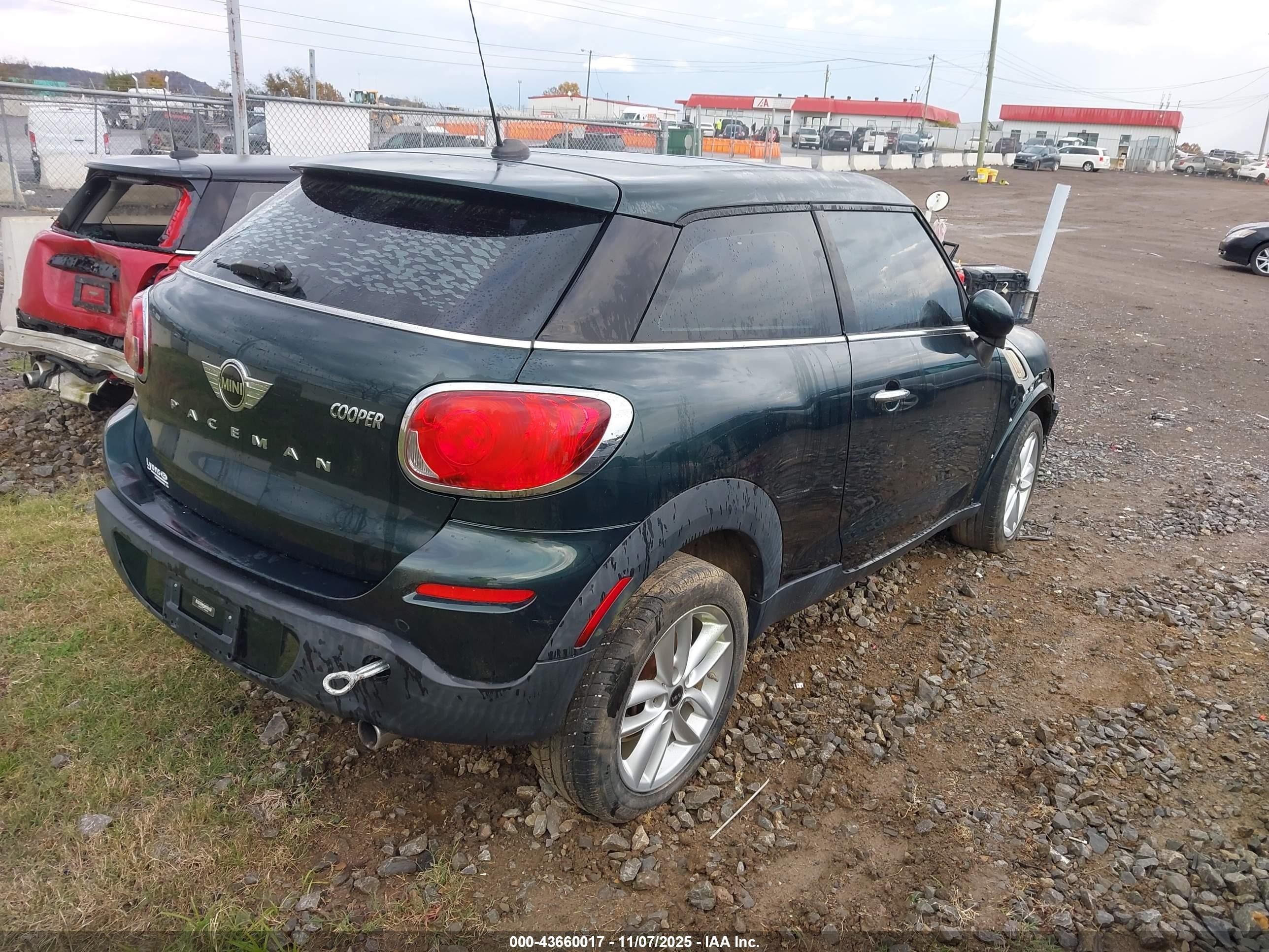 2014 Mini Paceman Cooper Green vin: WMWSS1C51EWN94809