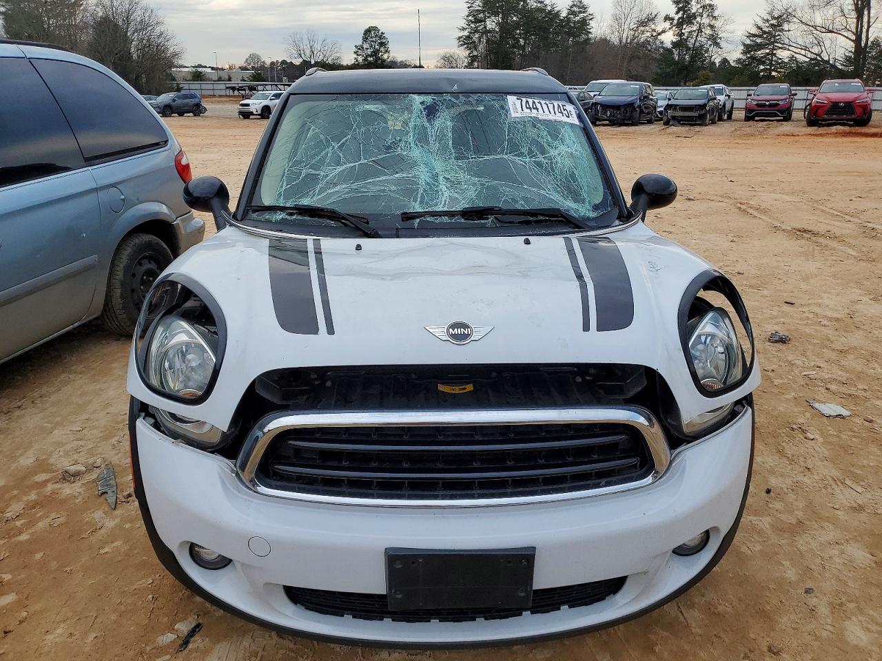 2015 Mini Cooper Paceman Белый vin: WMWSS1C51FWN46731