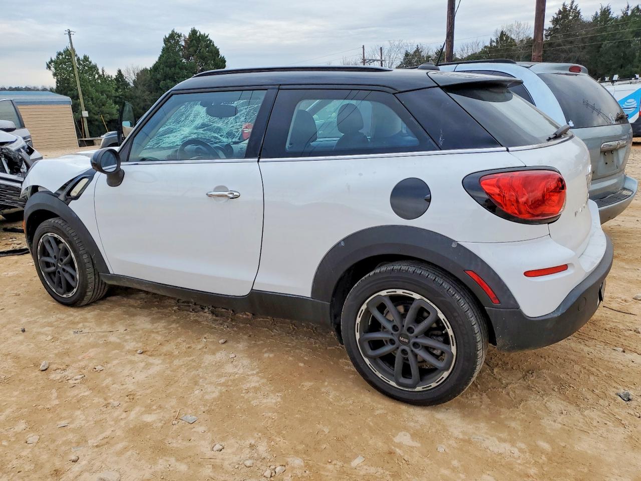 2015 Mini Cooper Paceman Белый vin: WMWSS1C51FWN46731