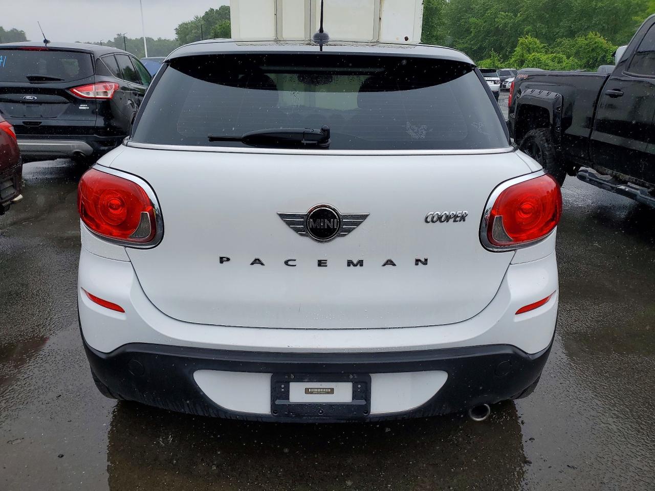2015 Mini Cooper Paceman White vin: WMWSS1C52FWN94917