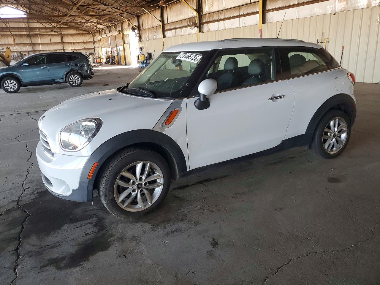 2013 Mini Cooper Paceman White vin: WMWSS1C55DWN94214