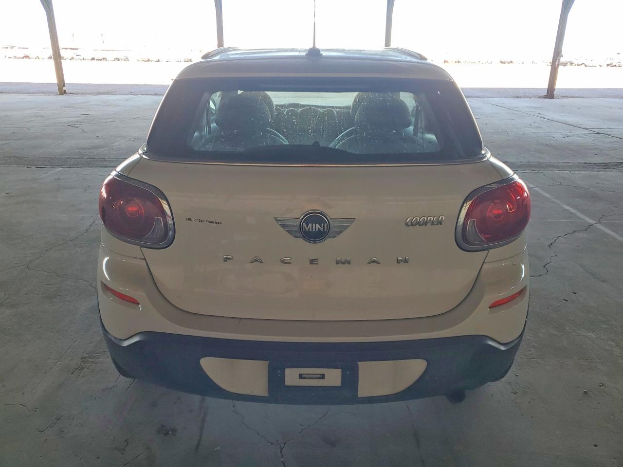 2013 Mini Cooper Paceman White vin: WMWSS1C55DWN94214