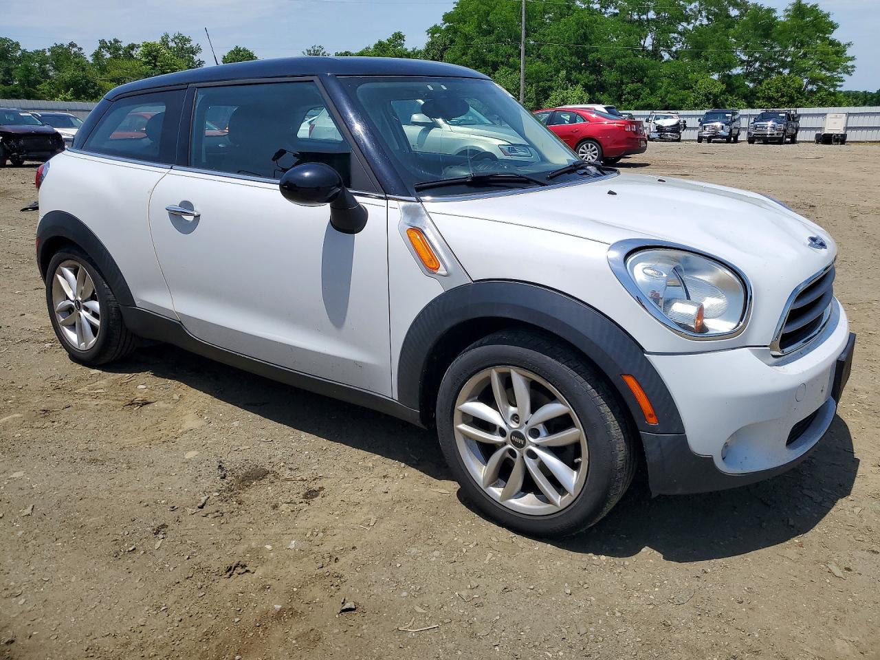 2014 Mini Cooper Paceman White vin: WMWSS1C56EWN94434