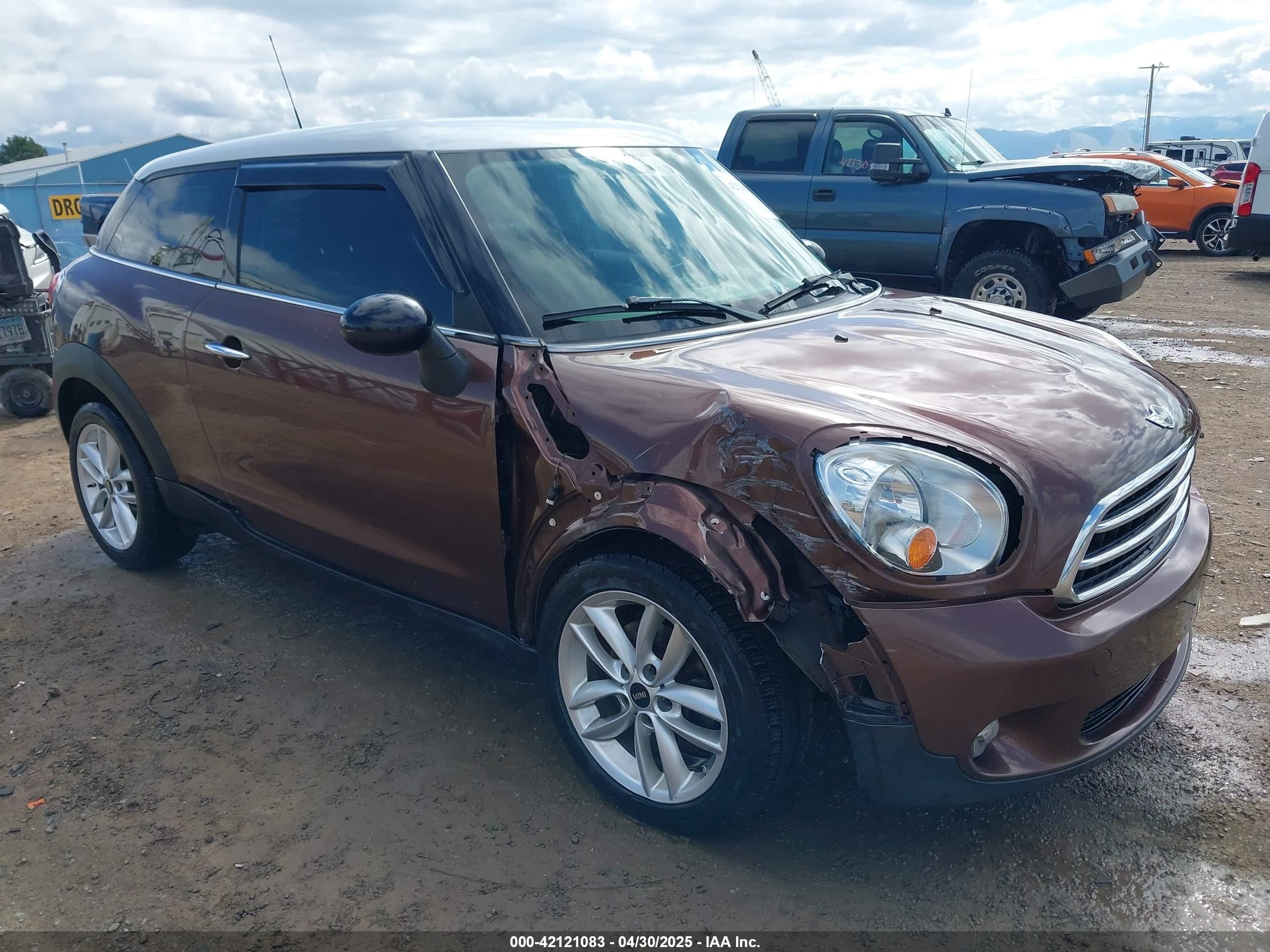 2014 Mini Paceman Cooper Brown vin: WMWSS1C57EWN46568
